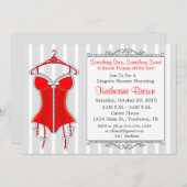 Lingerie Bridal Shower Kaart (Voorkant / Achterkant)