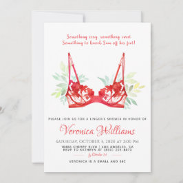 Lingerie Bridal Shower Kaart