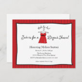 Lingerie Bridal Shower Kaart (Voorkant / Achterkant)