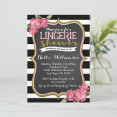 Lingerie Bridal Shower Kaart (Staand voorkant)