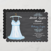 Lingerie Bridal Shower Kaart (Voorkant / Achterkant)