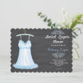 Lingerie Bridal Shower Kaart (Staand voorkant)