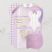 Lingerie Bridal Shower Kaart (Voorkant / Achterkant)