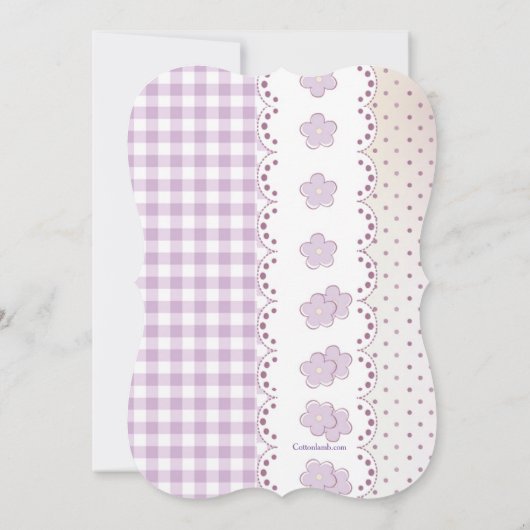 Lingerie Bridal Shower Kaart (Achterkant)