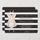 Lingerie Bridal Shower Kaart (Voorkant / Achterkant)