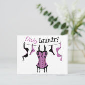 Lingerie Briefkaart (Staand voorkant)