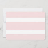 Lingerie Bruids Douche Uitnodiging Roze & Goud (Achterkant)