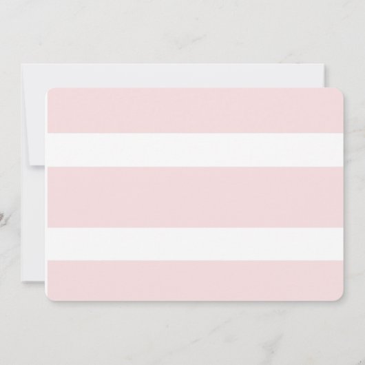 Lingerie Bruids Douche Uitnodiging Roze & Goud (Achterkant)