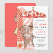 Lingerie Bruiloft Blonde Bruid Kaart (Voorkant / Achterkant)
