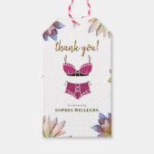 Lingerie Bruiloftsfeest Cadeaulabel (Voorkant)