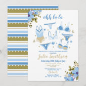 Lingerie Douche Bruidsfeest Bloemen Vrouwelijk Bla Kaart (Voorkant / Achterkant)