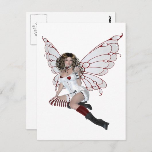 Lingerie Fairy Briefkaart (Voorkant / Achterkant)