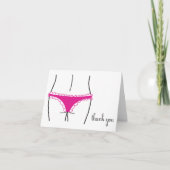 Lingerie - Hartelijk dank Bedankkaart (Voorkant)