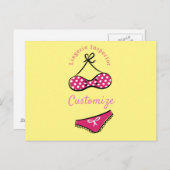 Lingerie Inspector Thunder_Cove Briefkaart (Voorkant / Achterkant)