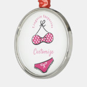 Lingerie Inspector Thunder_Cove Metalen Ornament (Links)