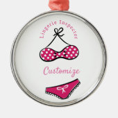 Lingerie Inspector Thunder_Cove Metalen Ornament (Voorkant)