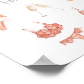 Lingerie laat je ruiten vallen hier modern poster (Hoek)