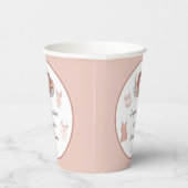 Lingerie & Lattes Bruidsmeisjesfeest Papieren Bekers (Rechts)