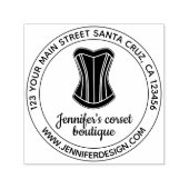 Lingerie Mode Logo Corset Zelfinktende Stempel (Design)