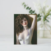 Lingerie-model Briefkaart (Staand voorkant)