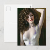 Lingerie-model Briefkaart (Voorkant / Achterkant)