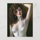 Lingerie-model Briefkaart (Voorkant)