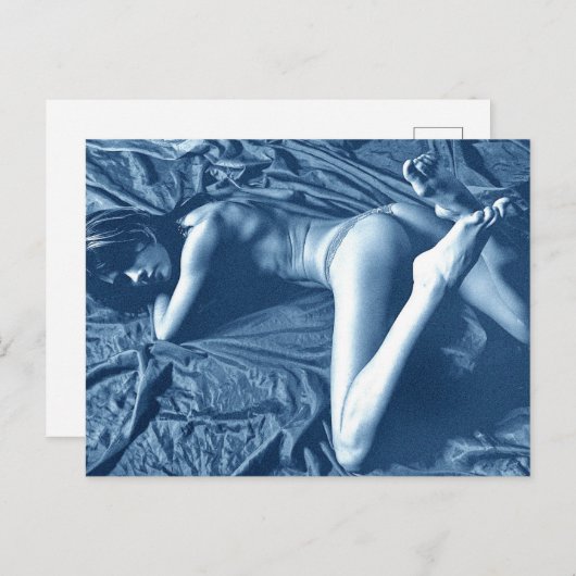 lingerie model briefkaart (Voorkant / Achterkant)