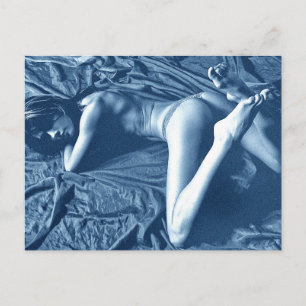 lingerie model briefkaart