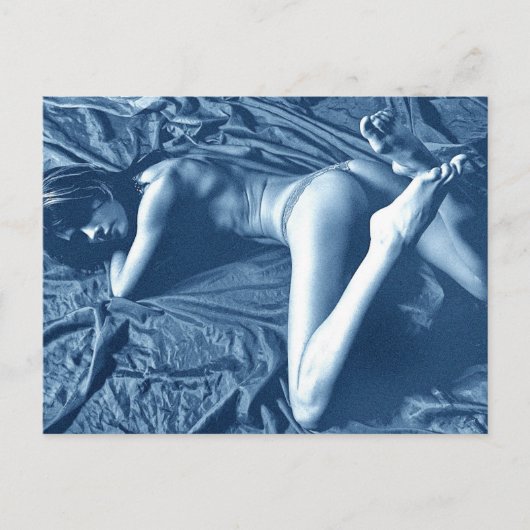 lingerie model briefkaart (Voorkant)