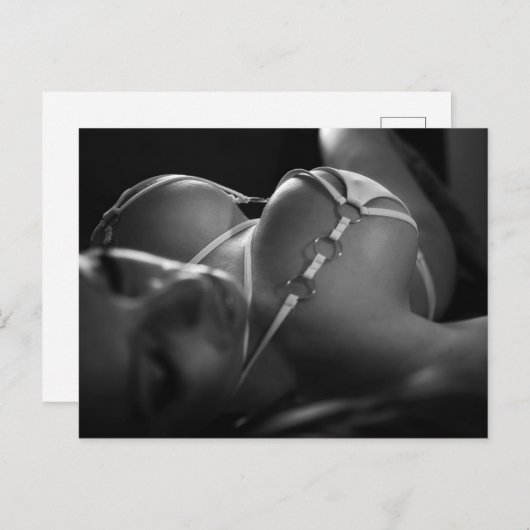 lingerie model briefkaart (Voorkant / Achterkant)