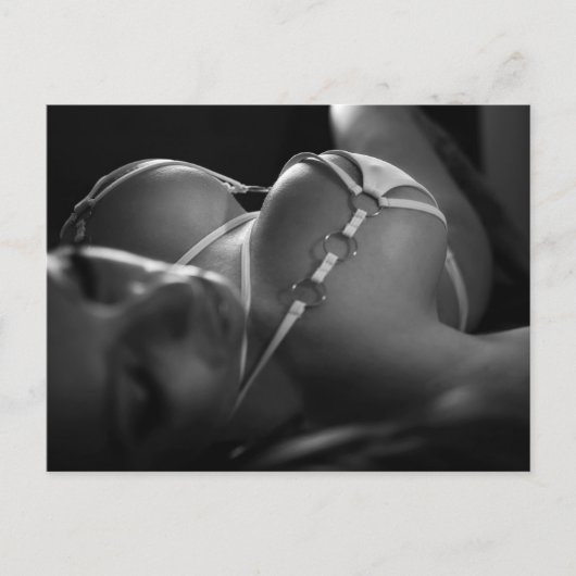 lingerie model briefkaart (Voorkant)