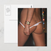 Lingerie Model — Onderste foto bevestigen Briefkaart (Voorkant / Achterkant)