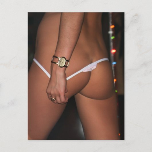 Lingerie Model — Onderste foto bevestigen Briefkaart (Voorkant)