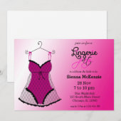 Lingerie Partij Kaart (Voorkant / Achterkant)