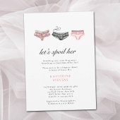 Lingerie partij laat haar roze Vrijgezellenfeest v Kaart