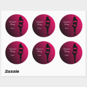Lingerie Partij Ronde Sticker (Vel)