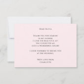 Lingerie Party Vrijgezellenfeest Foto Dank u Bedankkaart (Achterkant)