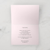 Lingerie Party Vrijgezellenfeest Foto Dank u Folie Feestdagenkaart (Binnenlaag)