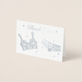 Lingerie Party Vrijgezellenfeest Foto Dank u Folie Kaarten