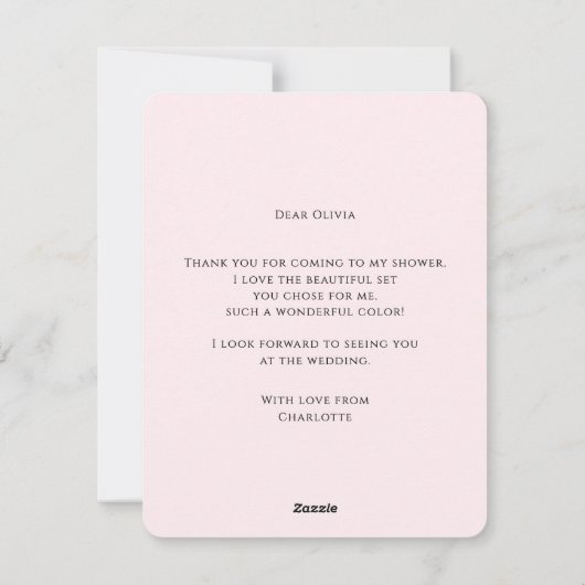 Lingerie Party Vrijgezellenfeest Panty Party Bedan Feestdagenkaart (Achterkant)