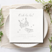 Lingerie Party Vrijgezellenfeest vrijgezellenfeest Folie Servetten