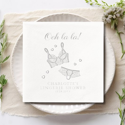 Lingerie Party Vrijgezellenfeest vrijgezellenfeest Folie Servetten
