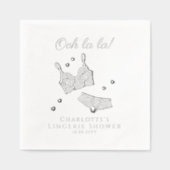 Lingerie Party Vrijgezellenfeest vrijgezellenfeest Folie Servetten (Voorkant)