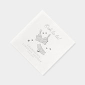 Lingerie Party Vrijgezellenfeest vrijgezellenfeest Folie Servetten (Rechts)