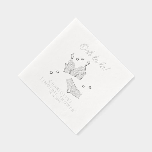 Lingerie Party Vrijgezellenfeest vrijgezellenfeest Folie Servetten (Rechts)