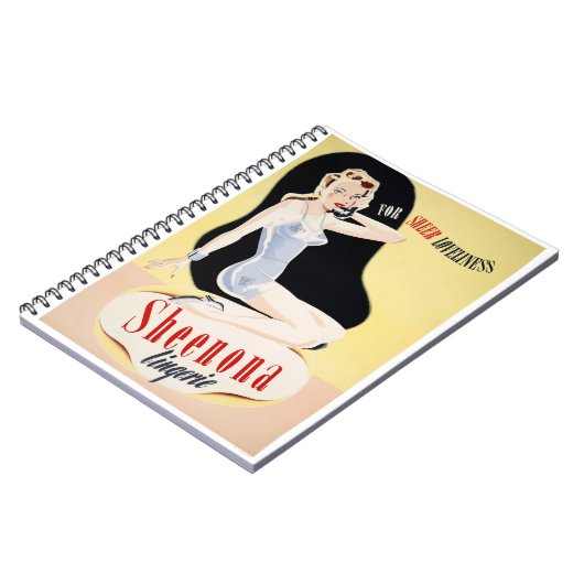  Lingerie Poster teruggezet Notitieboek (Linkerzijde)