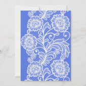 Lingerie & Prosecco Iets Blauw Vrijgezellenfeest Kaart (Achterkant)