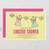 Lingerie Shower Bachelorette Party Wedding Shower Kaart (Voorkant / Achterkant)