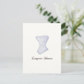 Lingerie Shower Briefkaart (Staand voorkant)