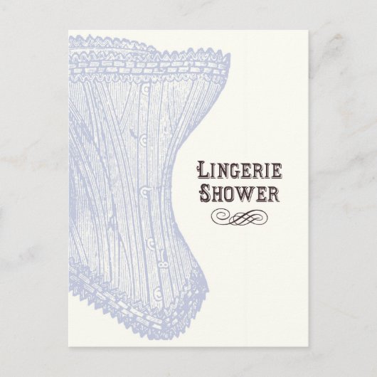 Lingerie Shower Briefkaart (Voorkant)